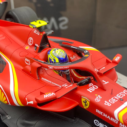 looksmart 1/18 Ferrari SF-24 2024 Saudi Grand Prix F1 third place No. 16 Leclerc