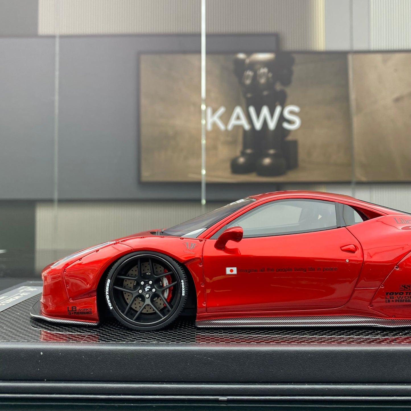 Ferrari 458 GT 1.0 Burgundy Edición Limitada Modelo BBA 1/18