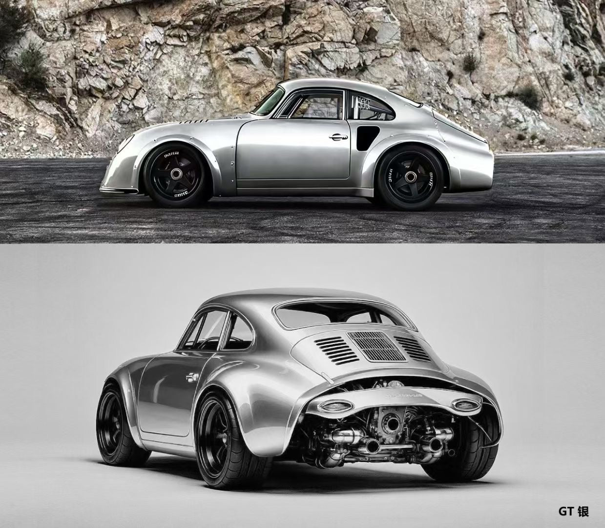 VIP 1/18 Porsche 356 RSR heavily modified limited edition model car