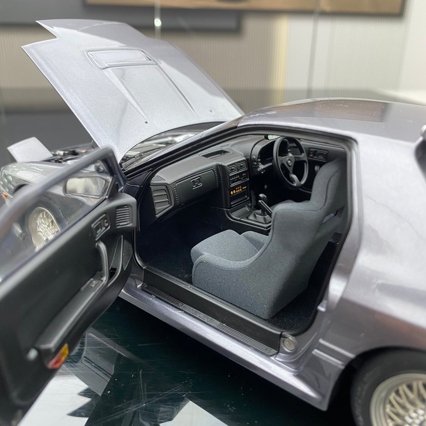 WHELART 1/18 Mazda RX7 FC3S alloy simulation car model HEC exhibition version