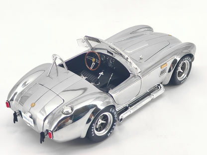 Kyosho 1/18 Ford Shellby Cobra 427 S/C Silver-plated Alloy Simulation Car Model