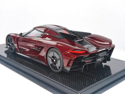 Frontiart 1/18 Koenigsegg Jesko Absolute Edition Carbon Black Simulation Car Model