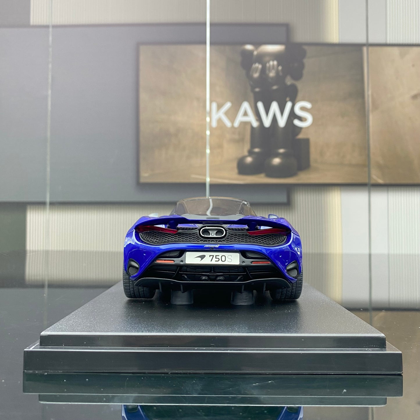 GT Spirit 1/18 McLaren 750S Coupe Blue Supercar Limited Edition Car Model Ornament