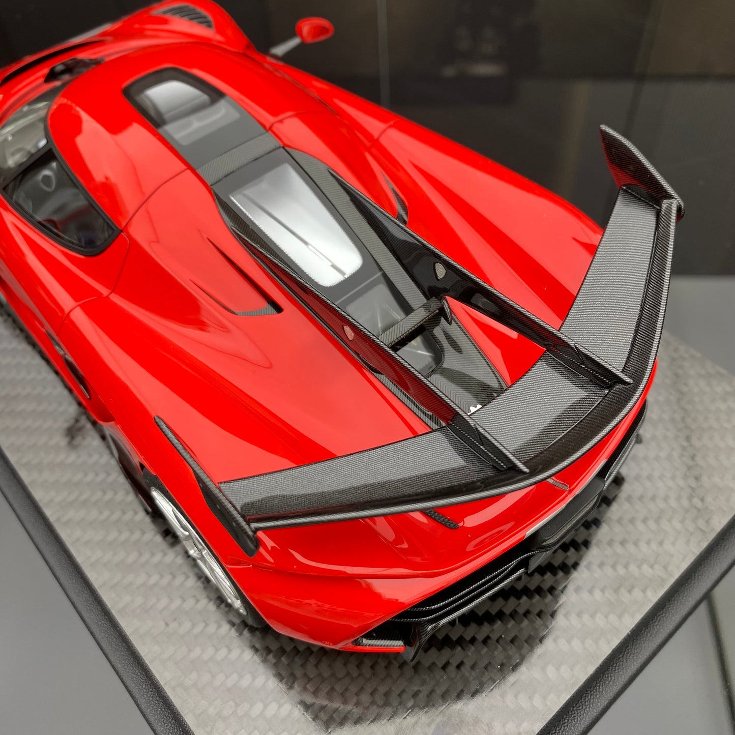 FRONTIART 1/18 Koenigsegg Jesko red simulation car model ornament