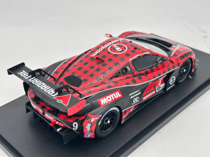 TOPSPEED 1/18 McLaren 720S GT3 Evo #9 Pfaff Motorsports Plaid Red Plaid Resin Model