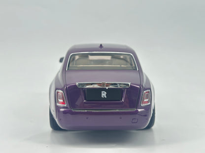ZP 1/18 Rolls-Royce Phantom Pearlescent Purple Alloy Car Model