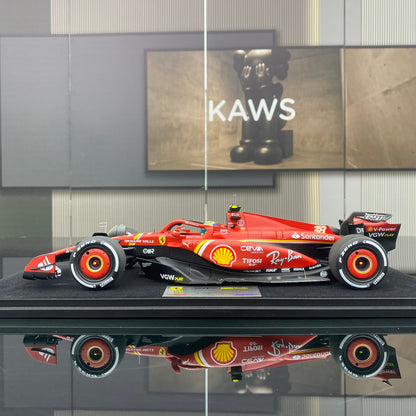 looksmart 1/18 Ferrari SF-24 2024 Saudi Grand Prix F1 third place No. 16 Leclerc
