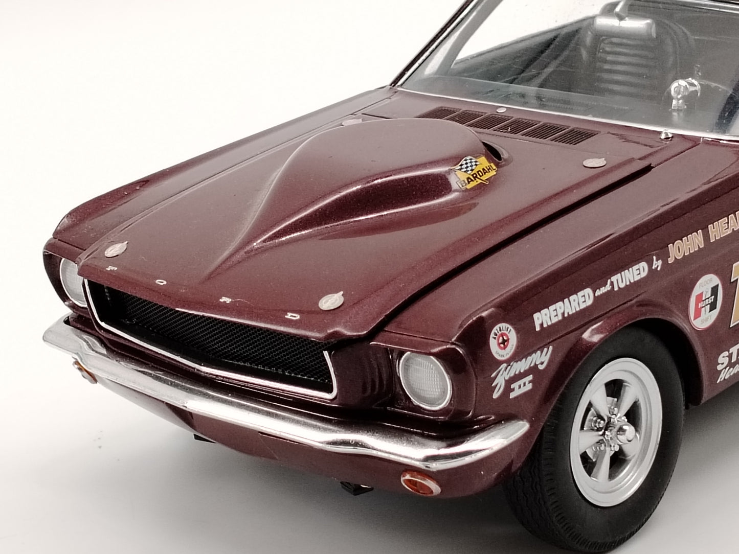 ACME 1/18 Ford Mustang A/FX Gas Ronda 1965 Orange Paint Model