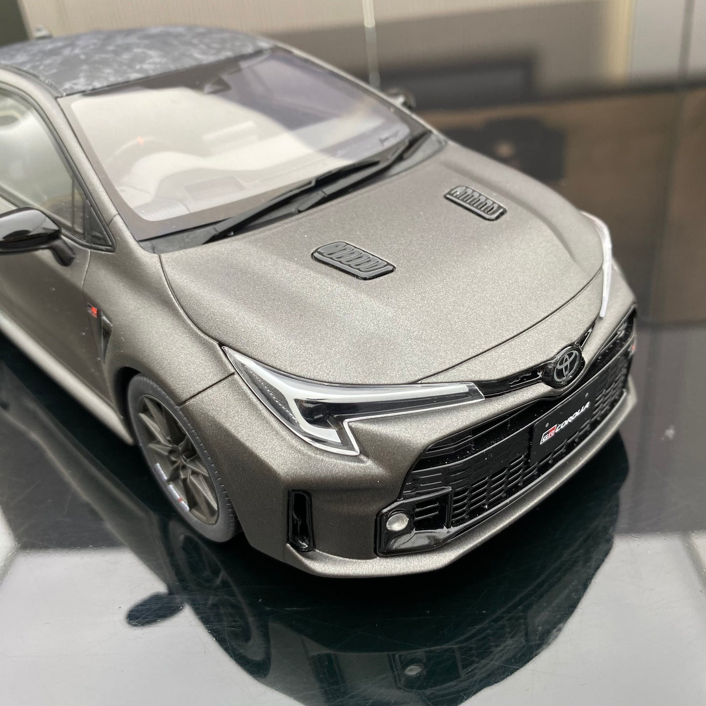 OTTO 1/18 Toyota COROLLA GR MORIZO EDITION gray simulation car model