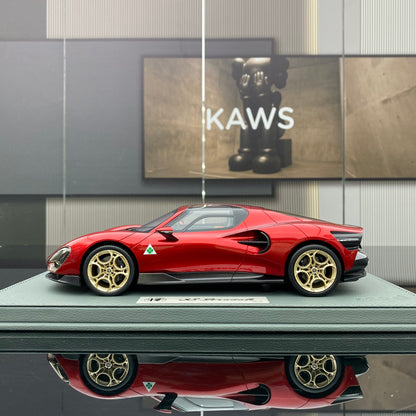 BBR 1/18 Alfa Romeo 33 Stradale red simulated high-end car model ornaments