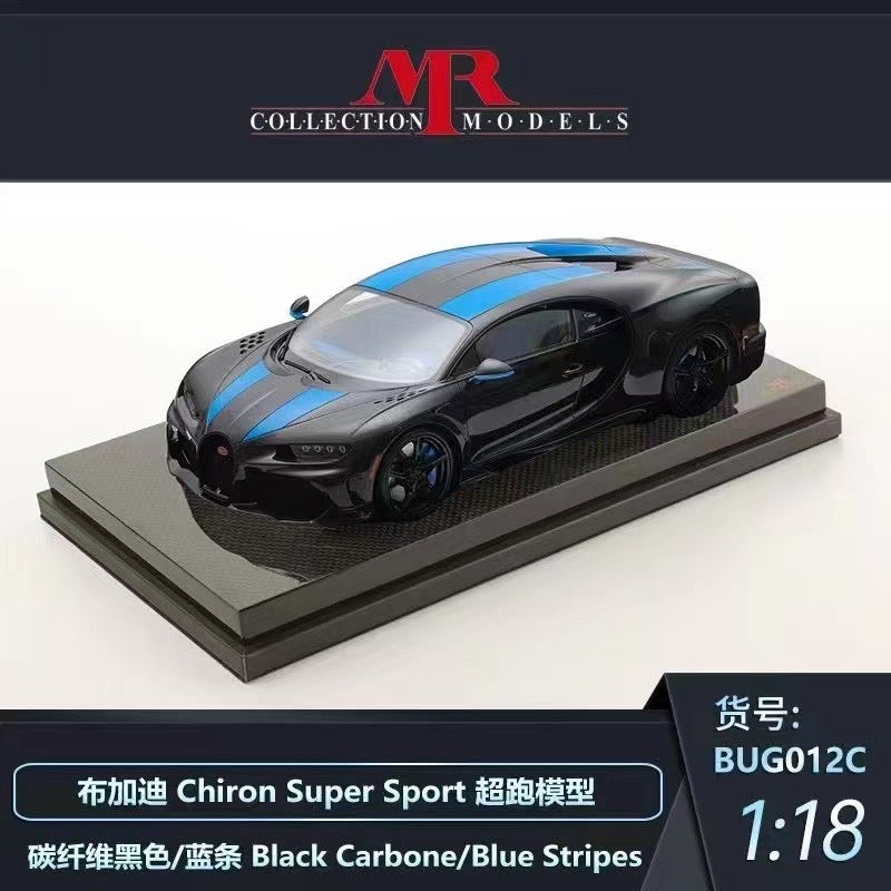 MR 1/18 Bugatti Chiron supercar model collection ornaments