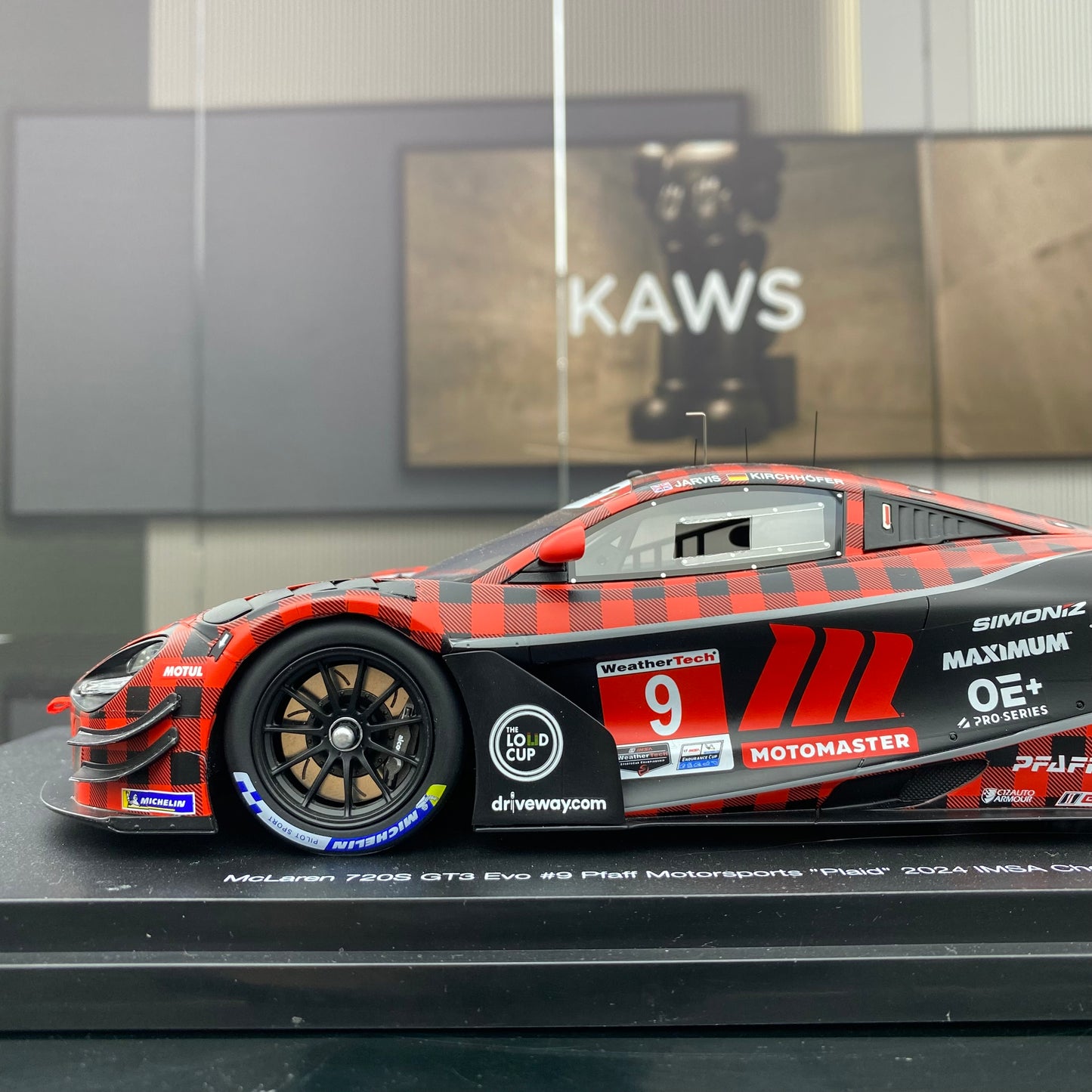 Topspeed 1/18 McLaren 720S GT3 EVO Simulation Resin Car Model Ornaments