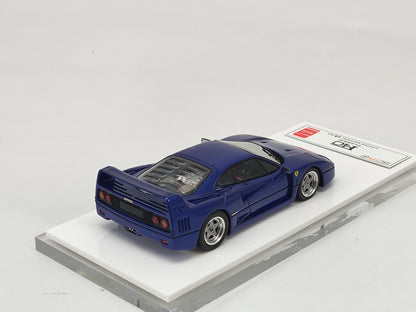 SCM 1/43 Ferrari F40 Blue Resin Limited Edition Model