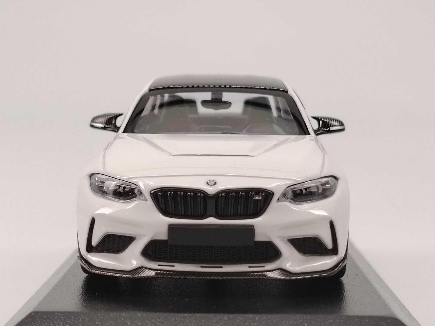 MINICHAMPS 1/43 BMW M2 CS White Alloy Car Model 410021021