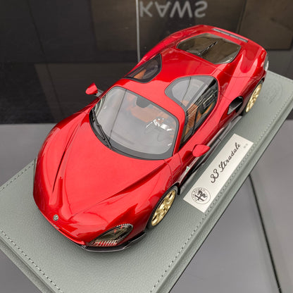 BBR 1/18 Alfa Romeo 33 Stradale red simulated high-end car model ornaments