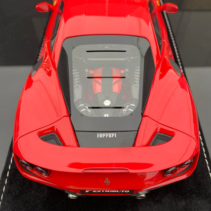 Adorno de coche Ferrari F8 Standard Red de edición limitada, modelo HH 1/18