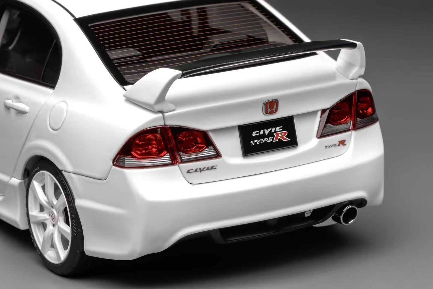 MH 1/18 Honda Civic FD2 Diecast Full Opening Scale Car Model