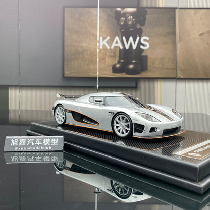 VMB 1/18 Koenigsegg CCX silver carbon fiber limited edition car model