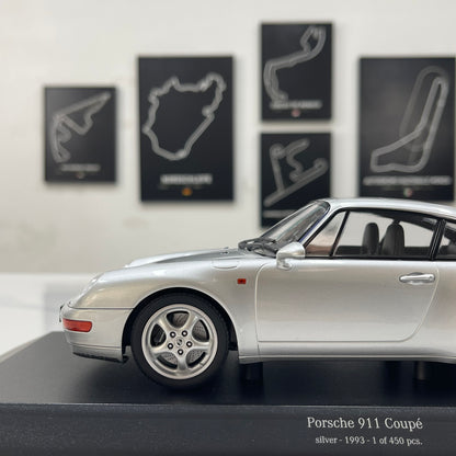 MINICHAMPS 1/18 Porsche 911 (993) 1993 Silver 155061101
