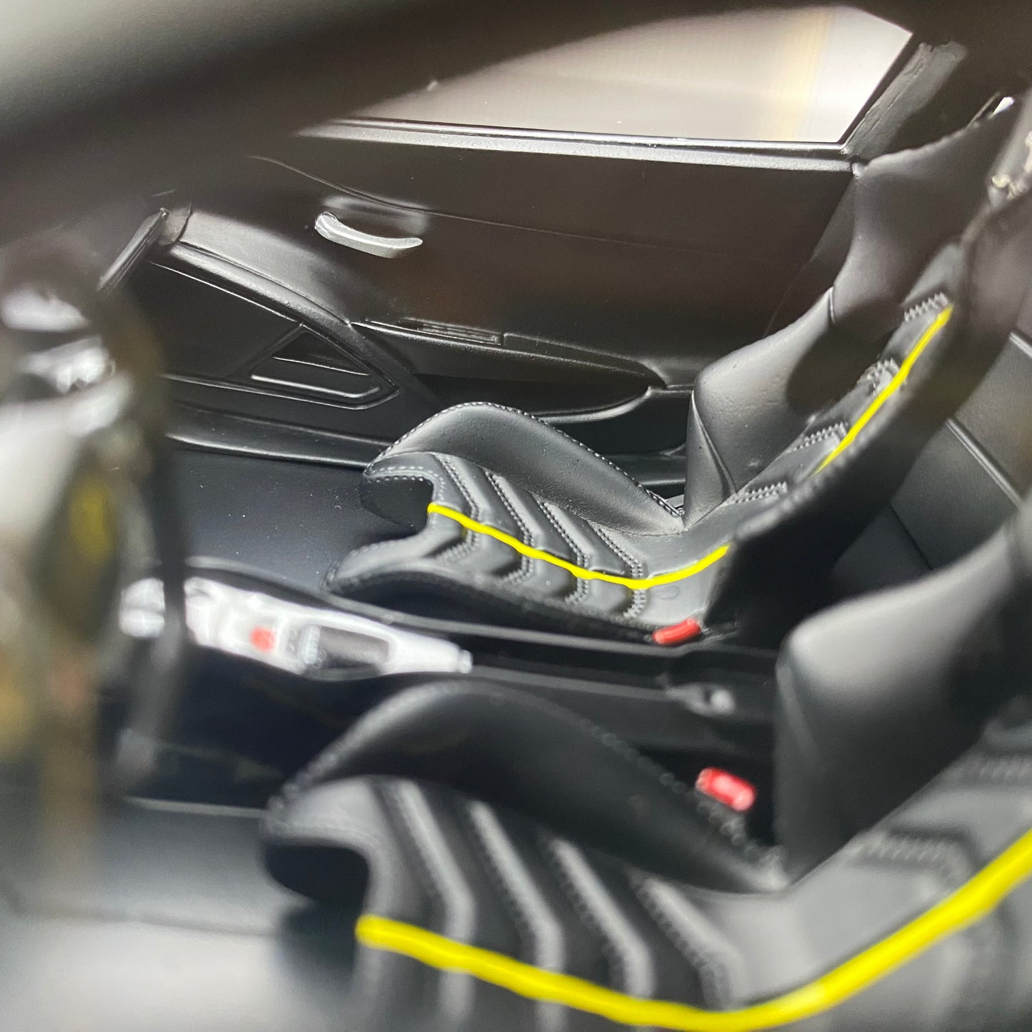 BBA CAR MODEL 1/18 Ferrari 458 modified gray simulation car model
