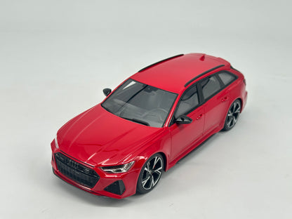TOPSPEED 1/18 Audi AUDI RS6 AVANT Simulation Car Model Ornaments Closed