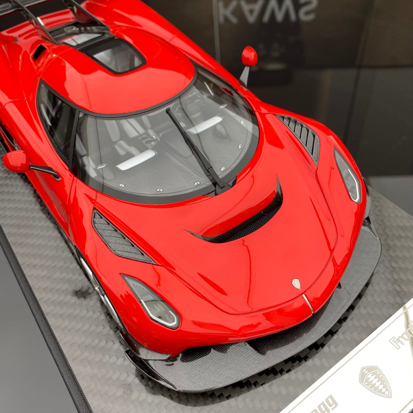 FRONTIART 1/18 Koenigsegg Jesko red simulation car model ornament
