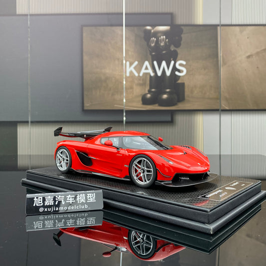 FRONTIART 1/18 Koenigsegg Jesko red simulation car model ornament