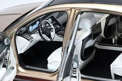 AR 1/18 Mercedes-Maybach S-Class Two-Tone Alloy Fully Openwork Car Model