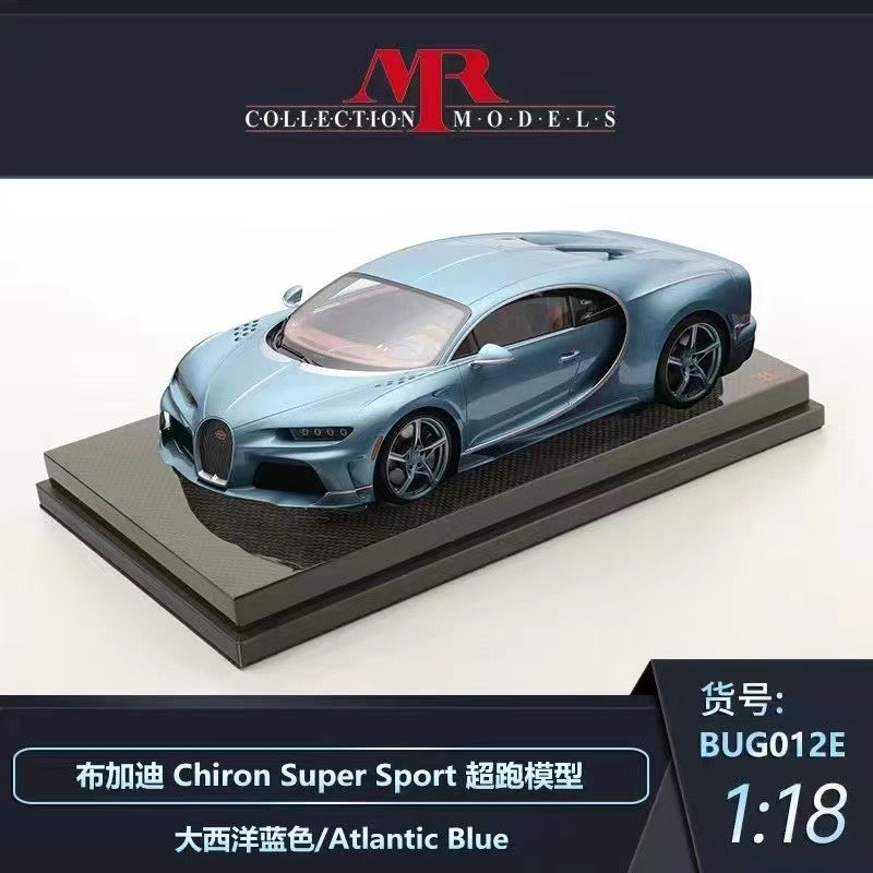 MR 1/18 Bugatti Chiron supercar model collection ornaments