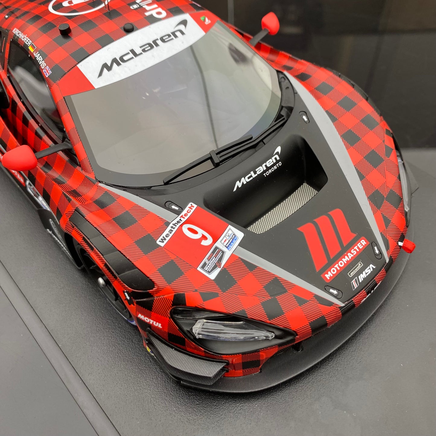 Topspeed 1/18 McLaren 720S GT3 EVO Simulation Resin Car Model Ornaments