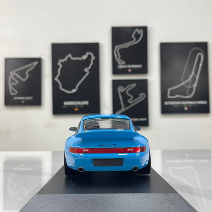 MINICHAMPS 1/18 Porsche 911 RS (993) - 1994 Blue 155061121