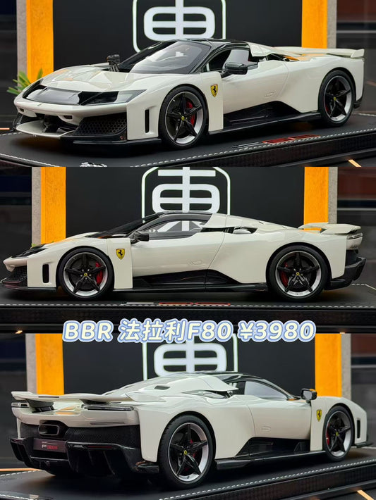 BBR 1:18 Ferrari F80 Bianco Italia 02/48 DDJ089