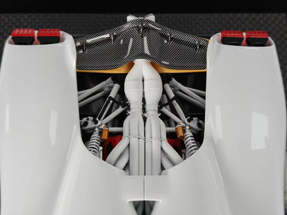 Frontiart 1/18 Nilu27 White Limited Edition Car Model Decoration