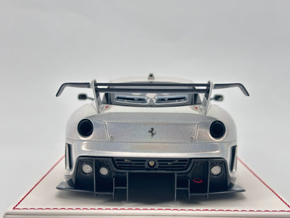 DG 1/18 Ferrari 599 XX EVO in Chameleon White, Simulation Model Car