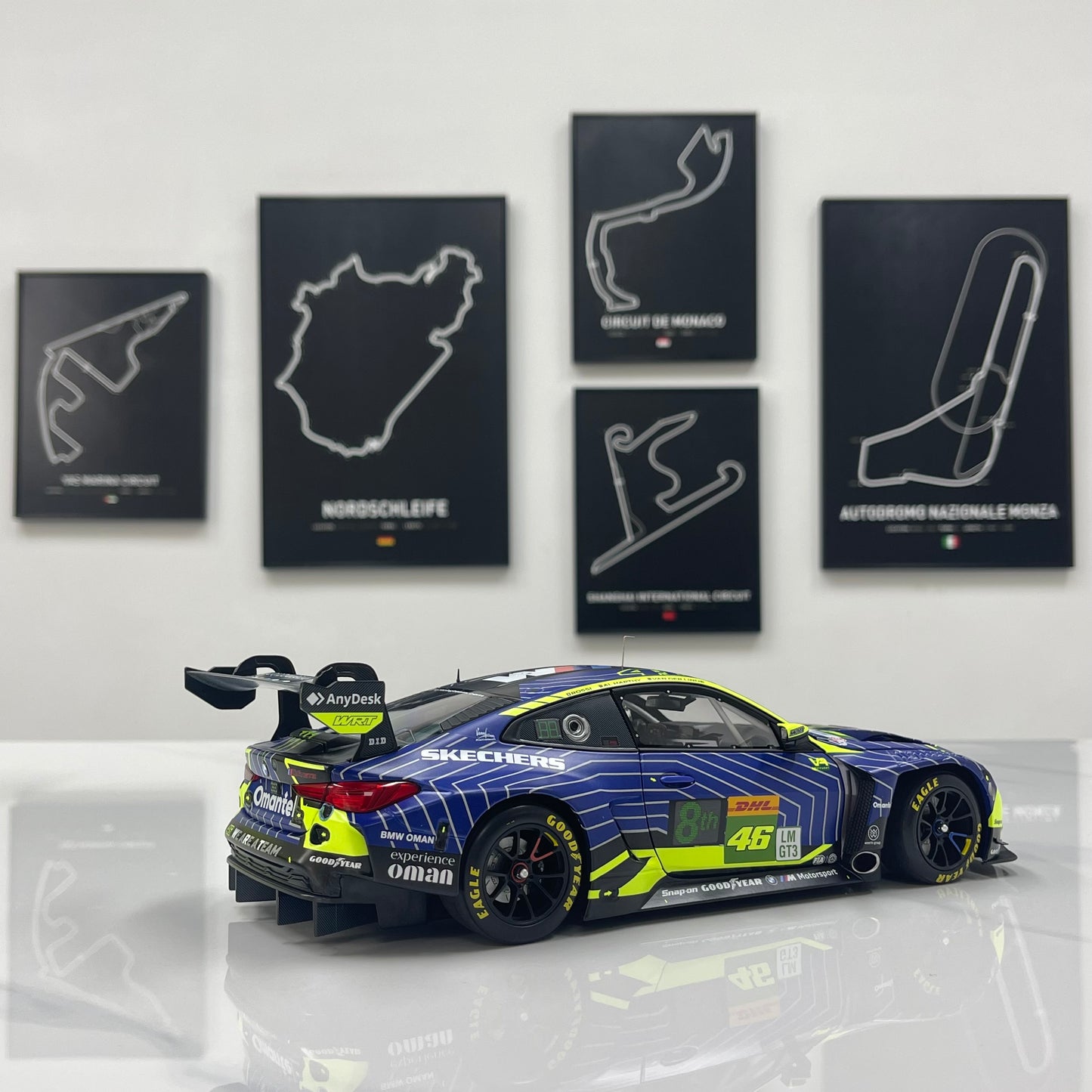 MINICHAMPS 1/18 BMW M4 GT3 EVO – TEAM WRT - 1812KM QATAR 2025 Blue Livery 110252146