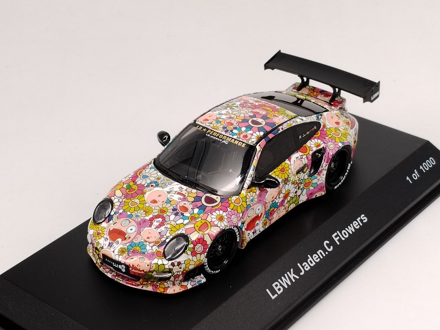 GT Spirit 1/43 Porsche 997 LBWK Sunflower Simulation Car Model Ornaments