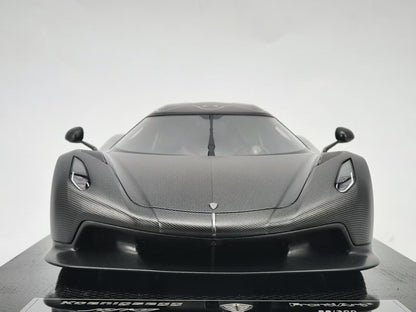 FA 1/18 Koenigsegg Jesko Absolut Carbon Black Resin Model Car