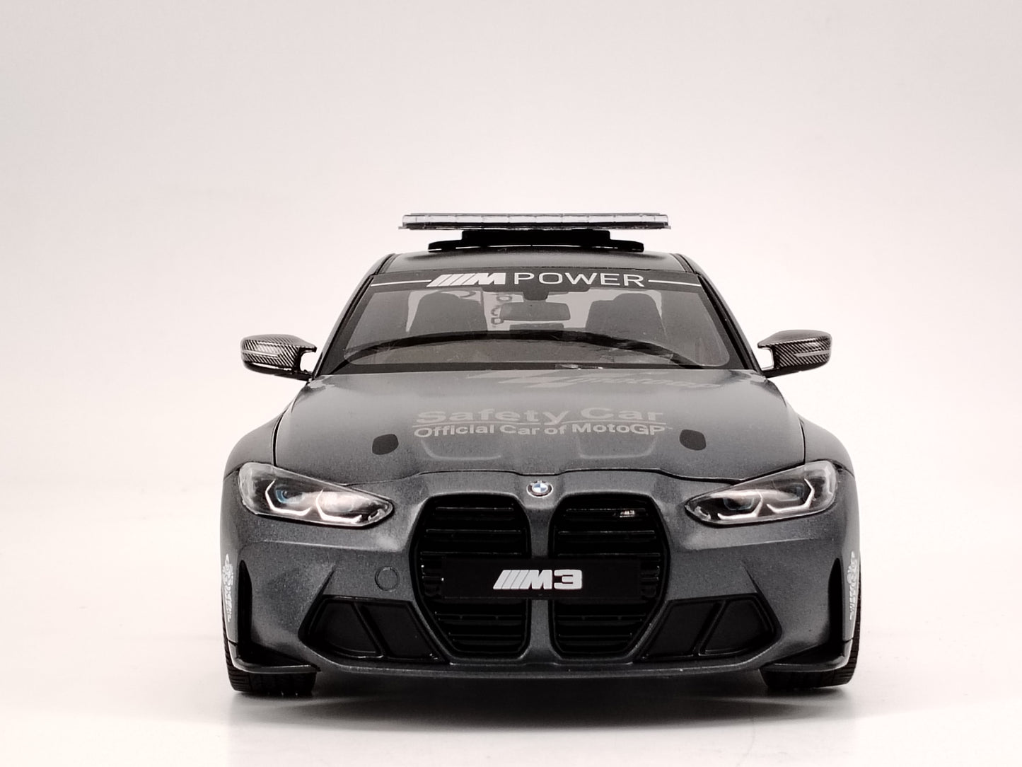 MINICHAMPS 1/18 BMW M3 COMPETITION Safety Car Grey Alloy Model 113020206