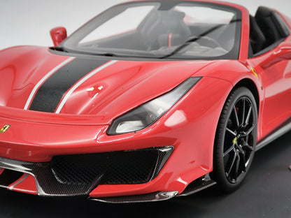 BBR 1/18 Ferrari 488 Pista Spider Standard Red Resin Car Model