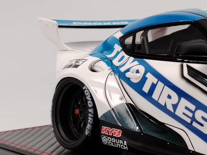 Ignition Model 1/18 Toyota PANDEM SUPRA A90 White and Blue IG2763