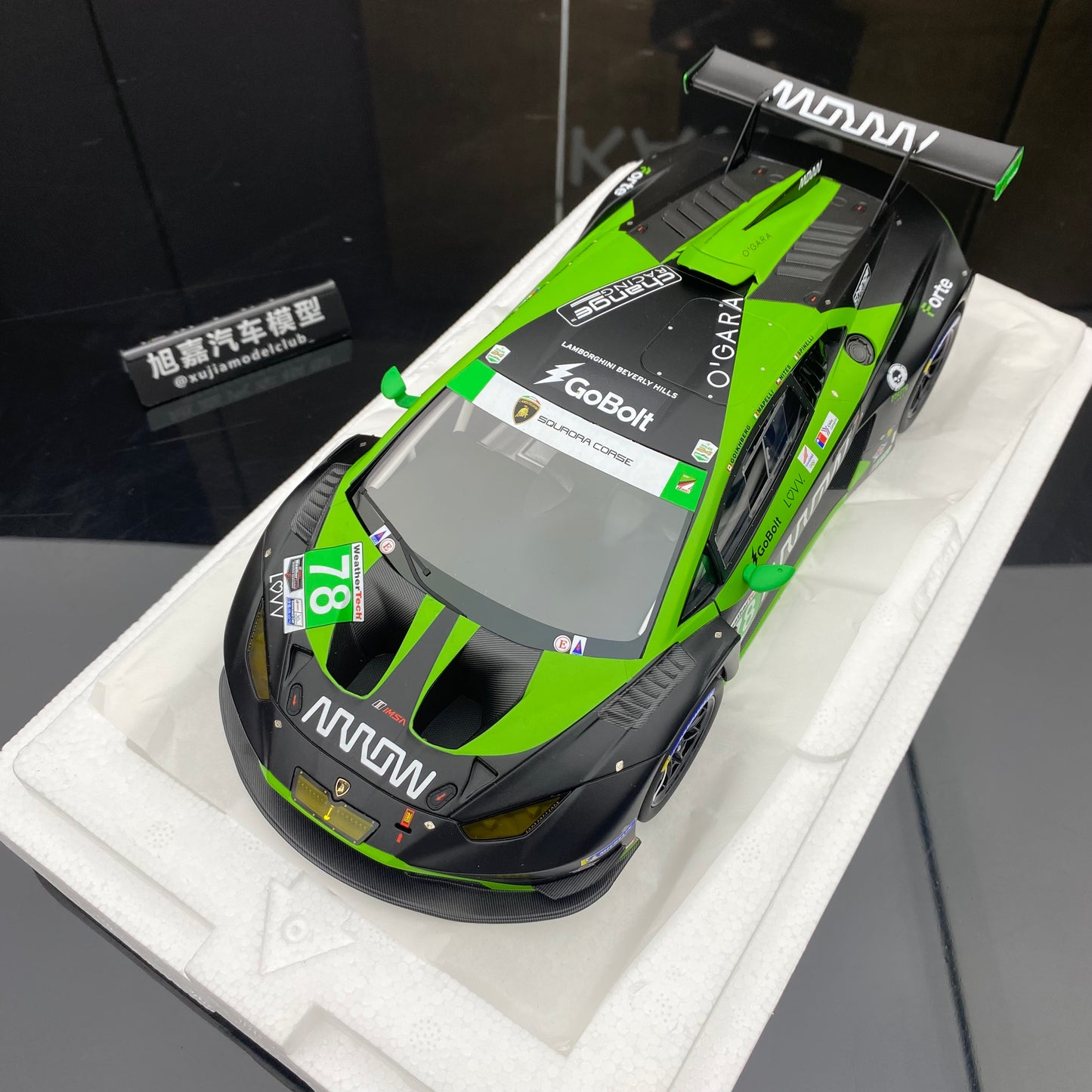 Topspeed 1/18 Lamborghini Huracán GT3 EVO2#78 Forte Racing IMSA