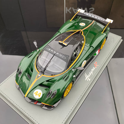BBR 1/18 Pagani HUAYRA R metallic green limited edition car model collection gift