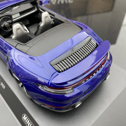 minichamps 1/18 Porsche 911 Turbo Convertible Alloy Closed Car Model