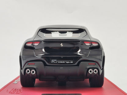 BBR 1/18 Ferrari PUROSANGUE Black Simulation Model Car P18219CCH