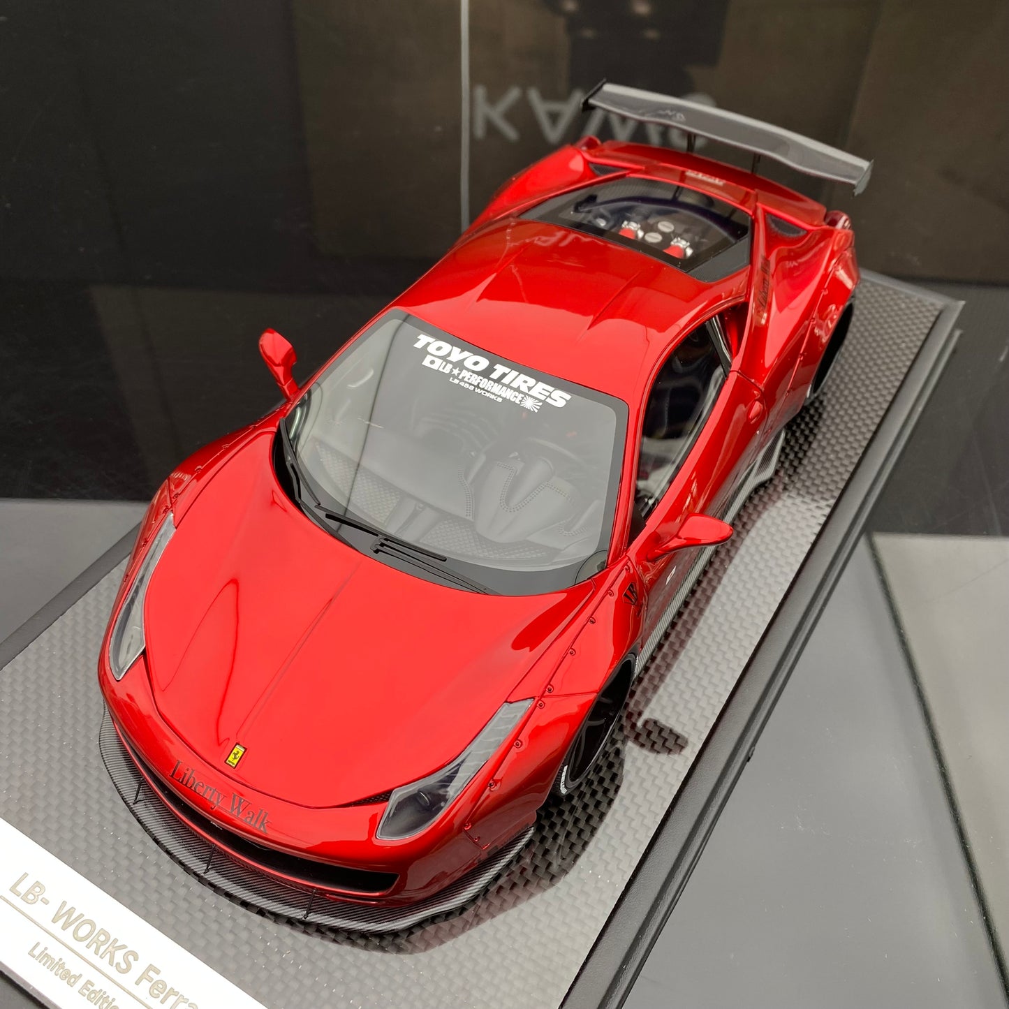 Ferrari 458 GT 1.0 Burgundy Edición Limitada Modelo BBA 1/18