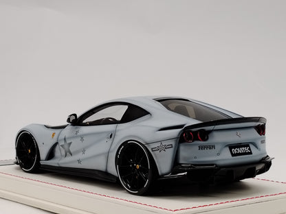 DG 1/18 Ferrari 812 Novitec Battle Grey Limited Edition Simulation Model Car
