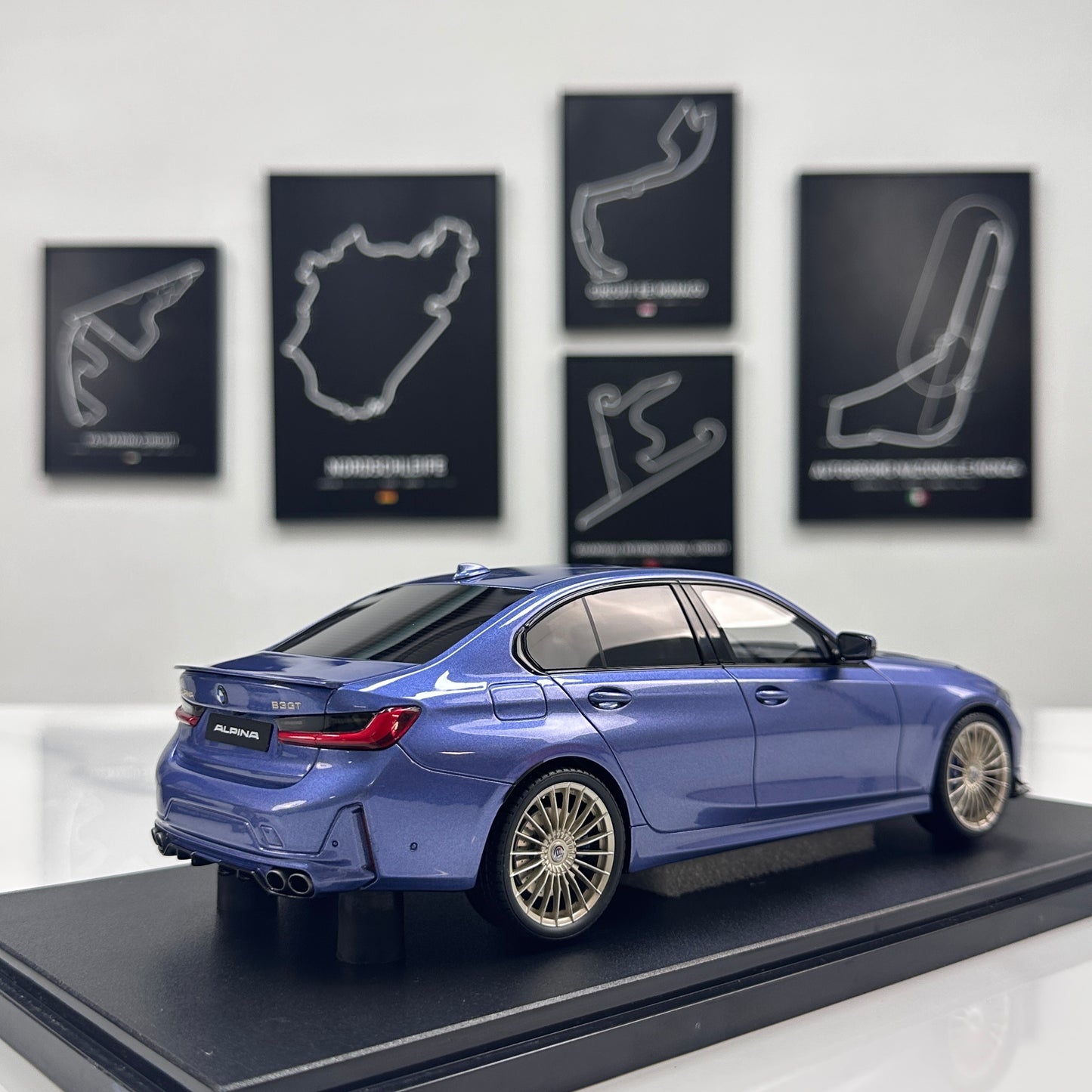 GT Spirit 1/18 Alpina B3 GT SALOON Blue GT543