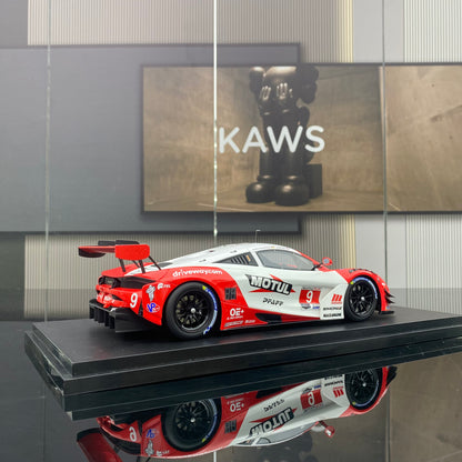 Topspeed 1/18 McLaren 720GT3 EVO #9 simulation car model collection ornaments