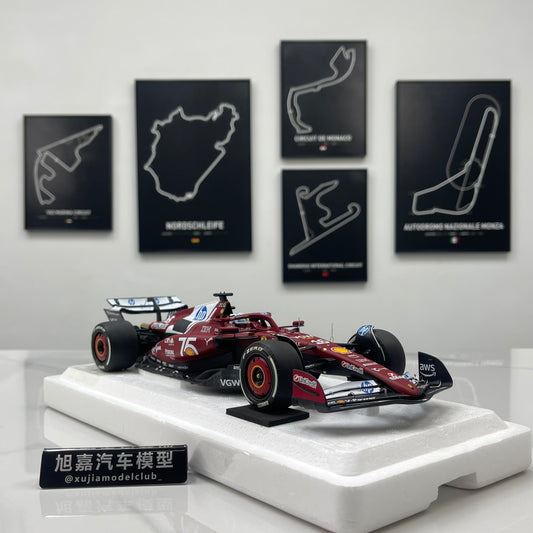 BBR 1:18 Ferrari SF25 F1 Car — Monaco GP 2nd Place (#16) — P18267C16