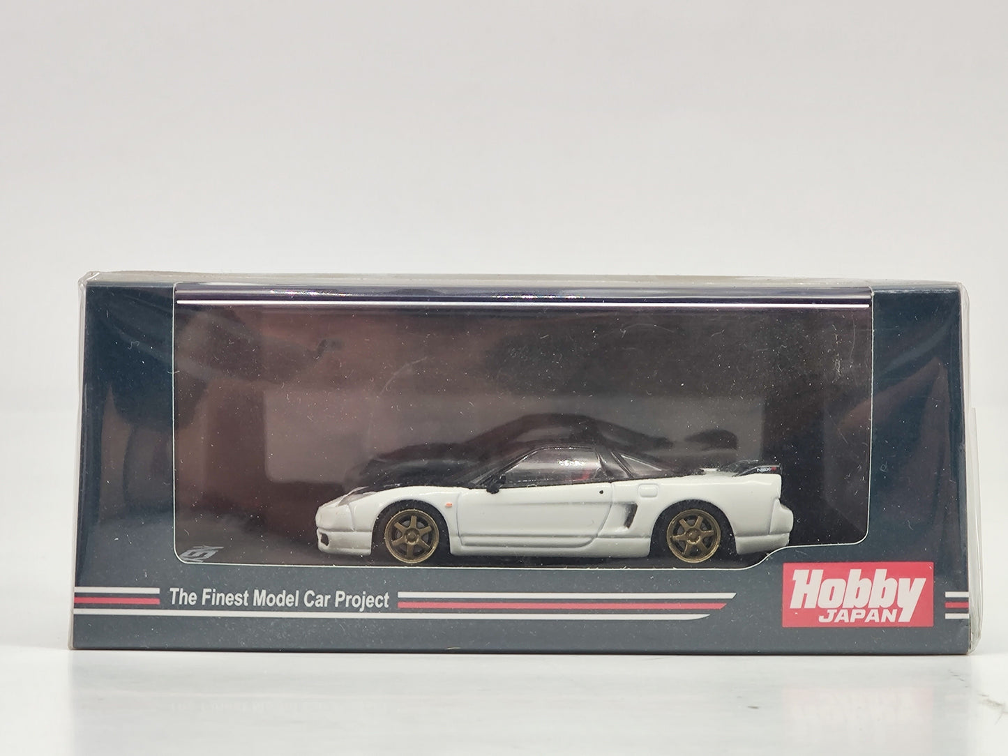 Hobby Japan 1/64 Honda NSX-R White Simulation Model Car